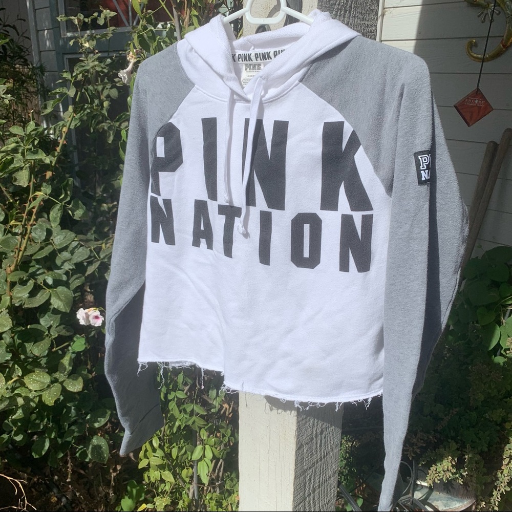Victoria’s Secret PINK Crop Pullover Hoodie